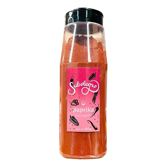 Paprika Pimentón Español Gourmet 550 G Sabolegro