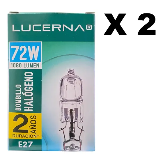 Bombillo Halogeno 72w 1080 Lumen E27 A55 120v Lucerna