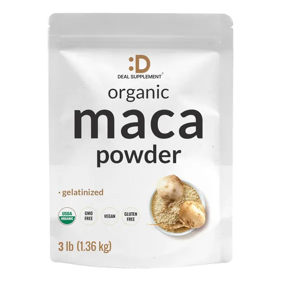 Suplemento Suplementario En Polvo Orgánico De Raíz De Maca P