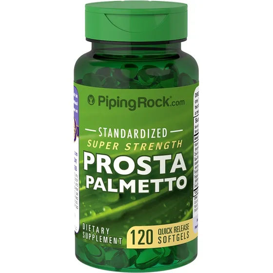 Piping Rock Prosta Palmetto Super Strength 120 Softgels liberación rápida