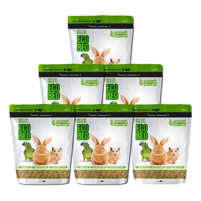 Pack Sustrato Ecobed 1,5 Kg (pack 6x1,5 Kg)