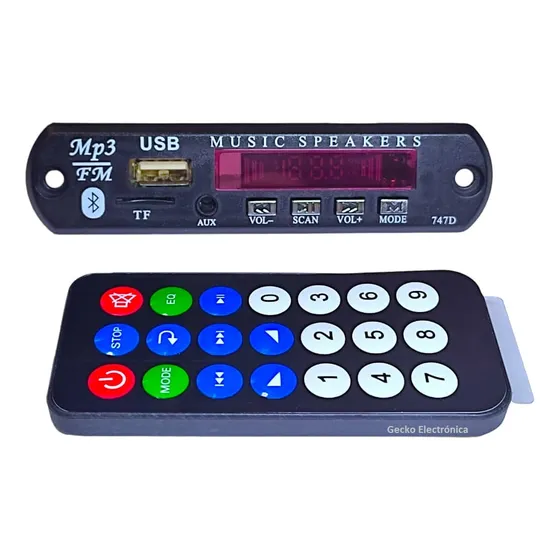 Modulo Decodificador Bluetooth Mp3 Usb Card Fm