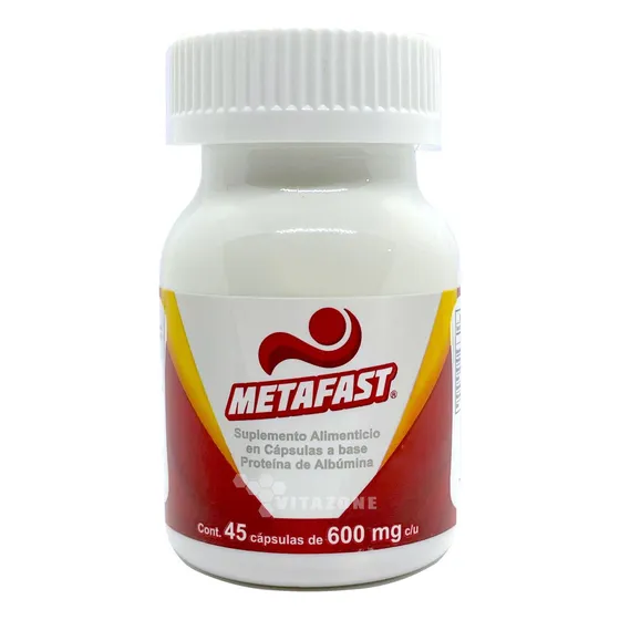 Metafast Proteína Albumina 45 Cápsulas 1 Frasco Sabor Sin Sabor