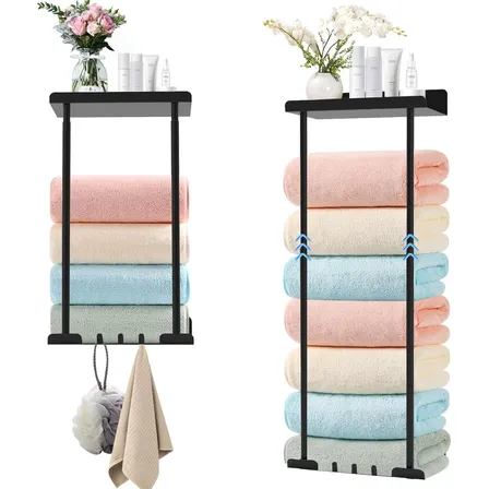 Colgador De Toalla Acero Inoxidable Grados Baño Retráctil
