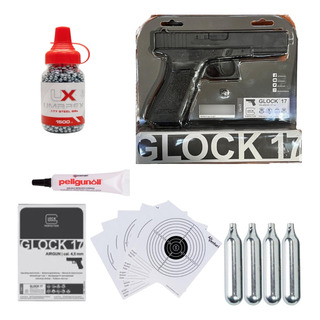 Pistola Glock 17 Gen3 .177 Co2 Bbs Blowback Xchws C Pistola Glock 17 Gen3 .177 Co2 Bbs Blowback Xchws C
