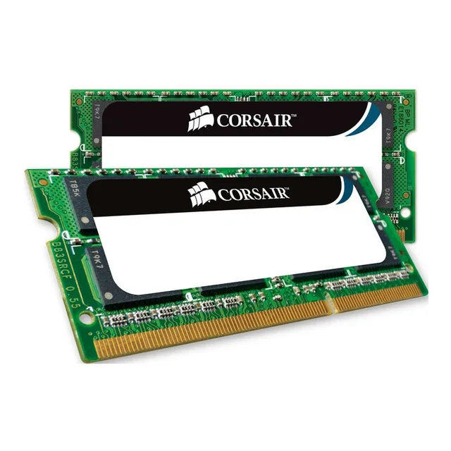 Memoria RAM Corsair DDR3 SODIMM color verde 8GB 2 CMSA8GX3M2A1066C7