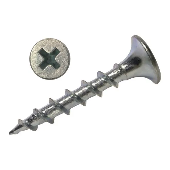 Tornillo Volcanita Crs 6x1 Zincado - Caja 100 Unidades