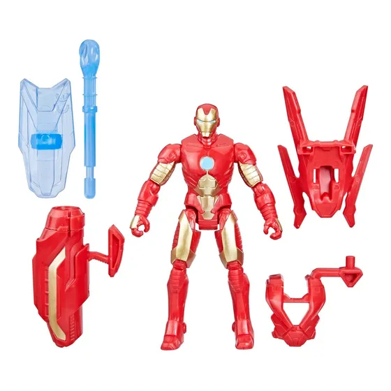 Figura Marvel Iron Man Con Equipamiento De Batalla