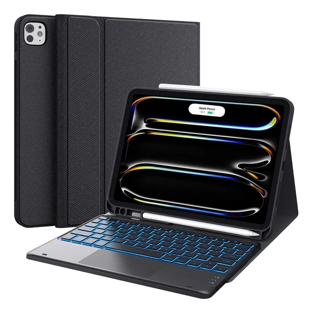 Funda Con Teclado Backlt Para iPad Pro 11 (m4) 2024