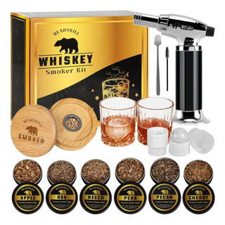Kit Para Ahumar Cócteles Bearskill Con Soplete Sin Butano Kit Para Ahumar Cócteles Bearskill Con Soplete Sin Butano