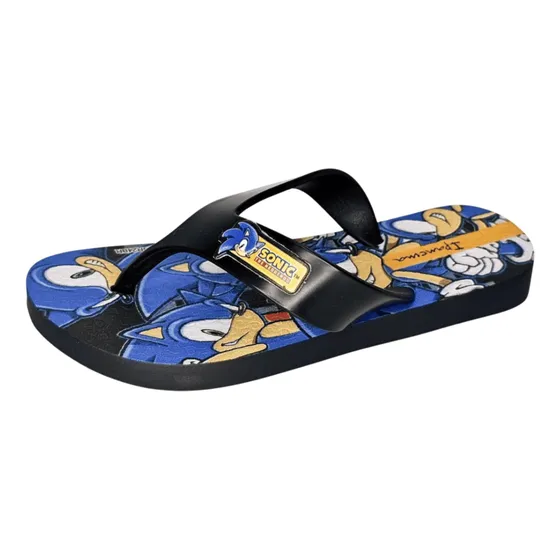 Chinelo Infantil Ipanema Sonic Game Azul / Preto - 26958