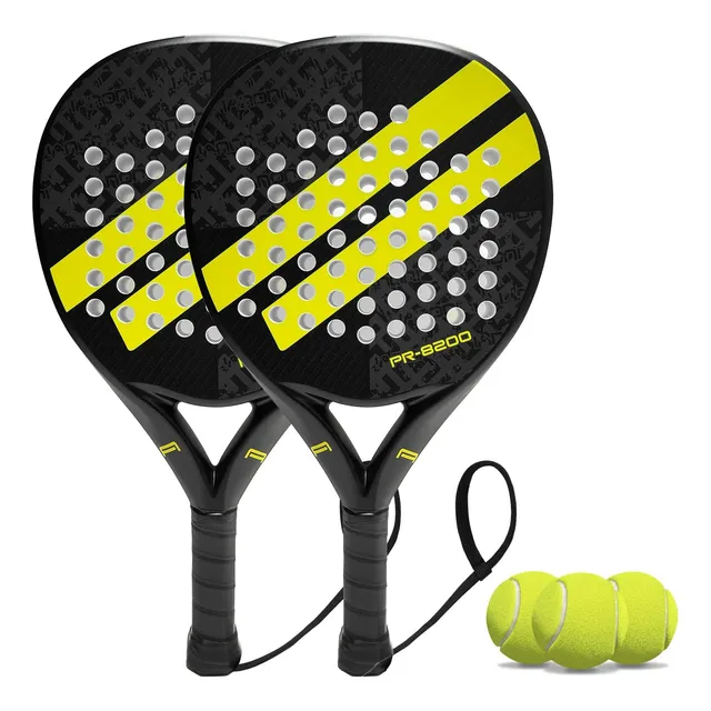 Raqueta De Pádel  De Fibra/carbono/ Espuma Eva Memory Flex