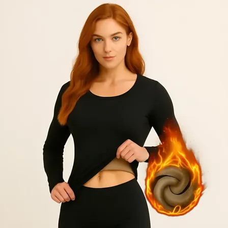 Blusa Térmica Feminina Camisa Segunda Pele Peluciada Frio