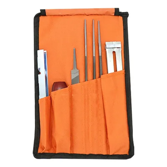 Kit Afilador Para Cadena Motosierra Con Limas 