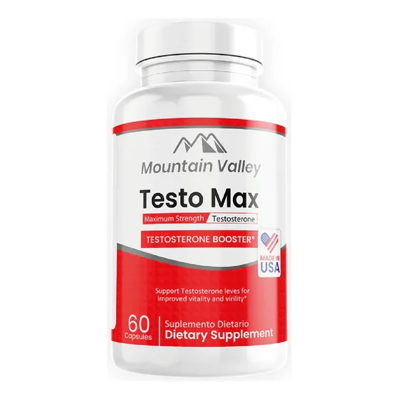 Testo Max - Testosterone Booster - 60caps 1500mg -usa Import