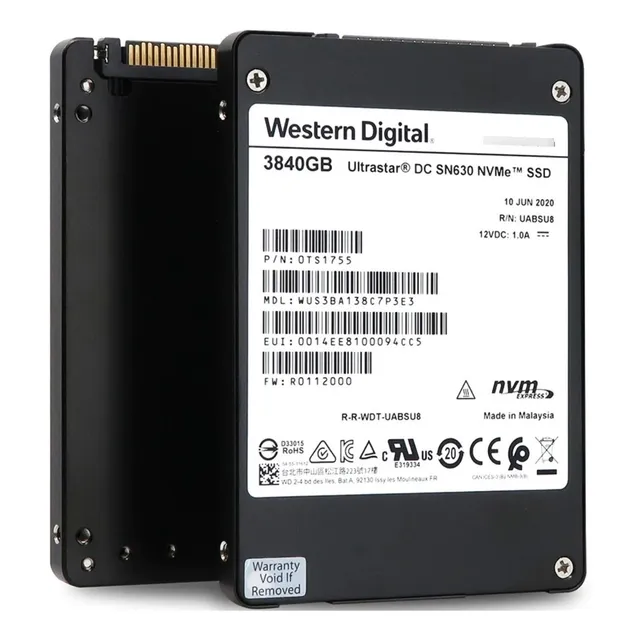 Ssd U.2 3.84tb Pci Wd Ultrastar Wus4bb038d7p3e3 2.5