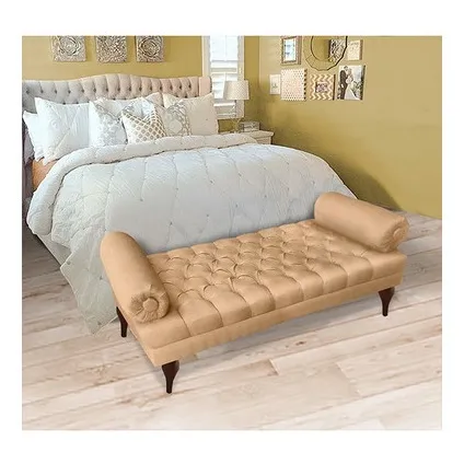 Mueble Pieza Pie De Cama Adil Haspe Beige 1pz  Sofa Sillon