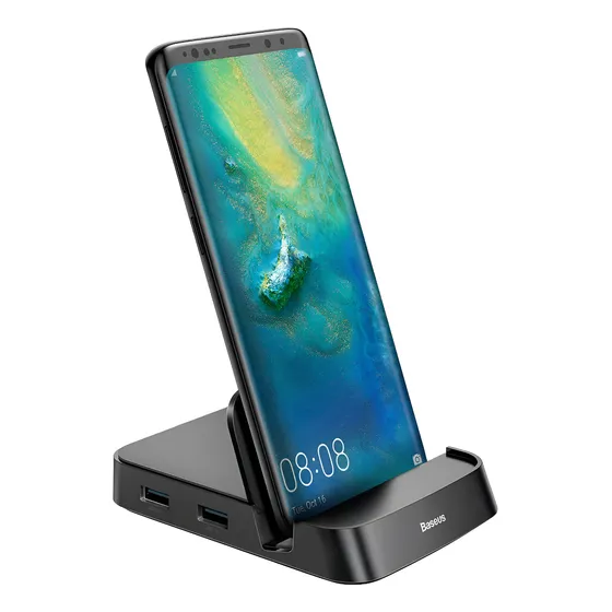 Hub Soporte Para Telefono Baseus Tipo-c Negro