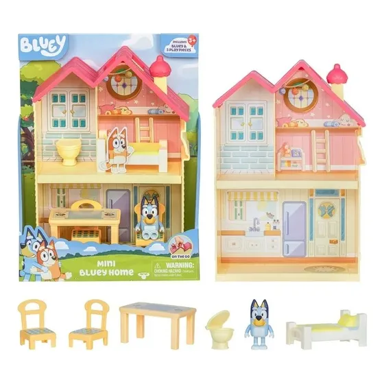 Minicasa De Bluey Playset Color Amarillo