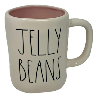 Rae Dunn Mug - Jelly Beans With Pink Interior - Artisan Coll Rae Dunn Mug - Jelly Beans With Pink Interior - Artisan Coll