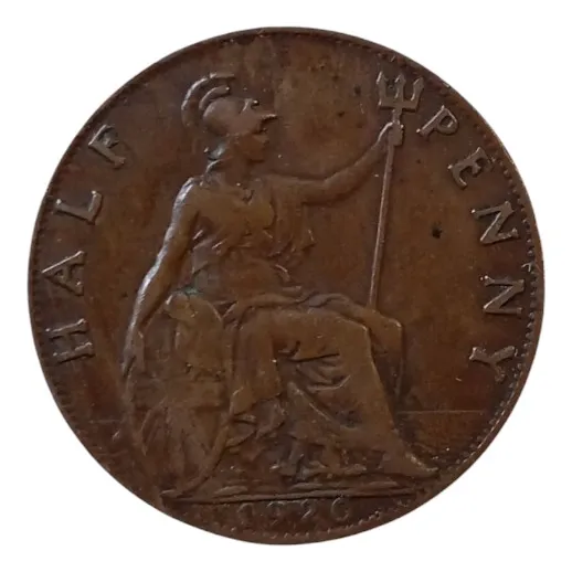 Moneda Inglaterra Half Dollar 1920(&497