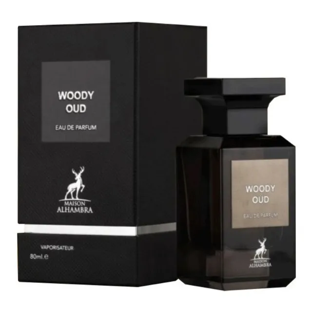 Perfume Woody Oud Maison Alhambra Lattafa 80 Ml Edp