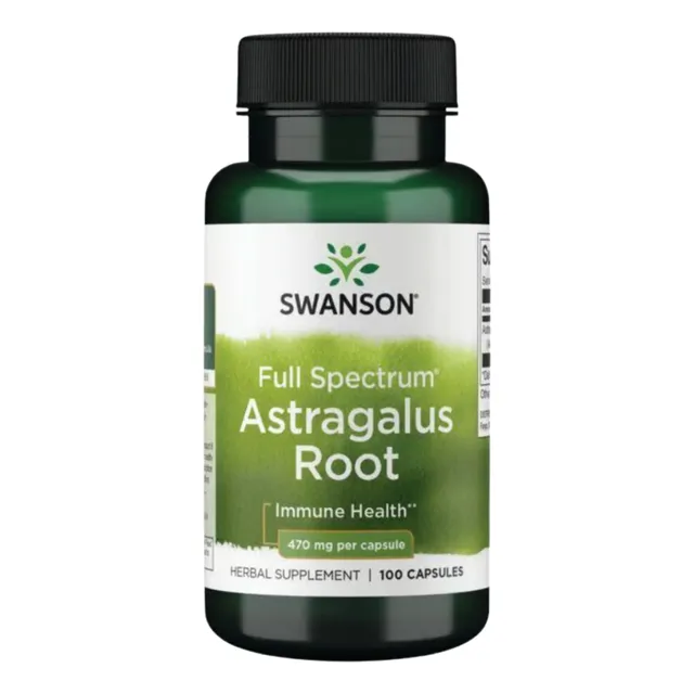 Swanson Full Spectrum Astragalus Root 470mg 100 Caps