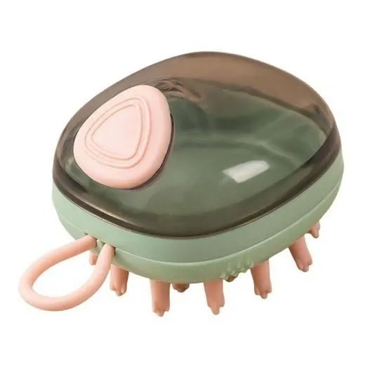 Cepillo De Baño Masajeador Shampoo Cepillo Silicona