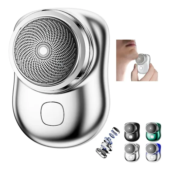 Mini Afeitadora Electrica Portatil Carga Usb Barba Y Bigote