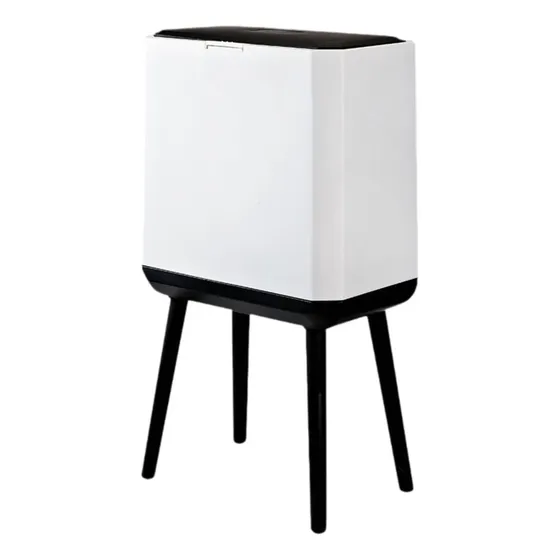 Cubo De Basura Dividido Con Doble Compartimento, Cubo De