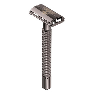 Rastrillo Ragnar Vintage Acero Inox Con 5 Navajas De Afeitar Color Gris Obscuro - Metalico Rastrillo Ragnar Vintage Acero Inox Con 5 Navajas De Afeitar Color Gris Obscuro - Metalico