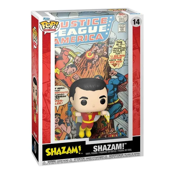 Funko Pop! Comic Covers: Dc - Shazam!  Colección Premium    