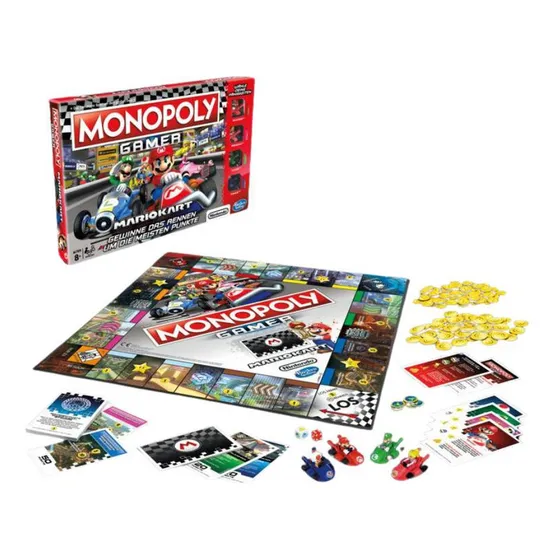 Juego De Mesa Hasbro Gaming Monopoly Gamer Mario Kart