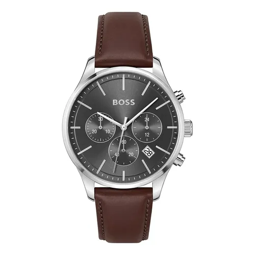 Relógio Hugo Boss Ikon modelo 1512964 prata preto prata | MercadoLivre