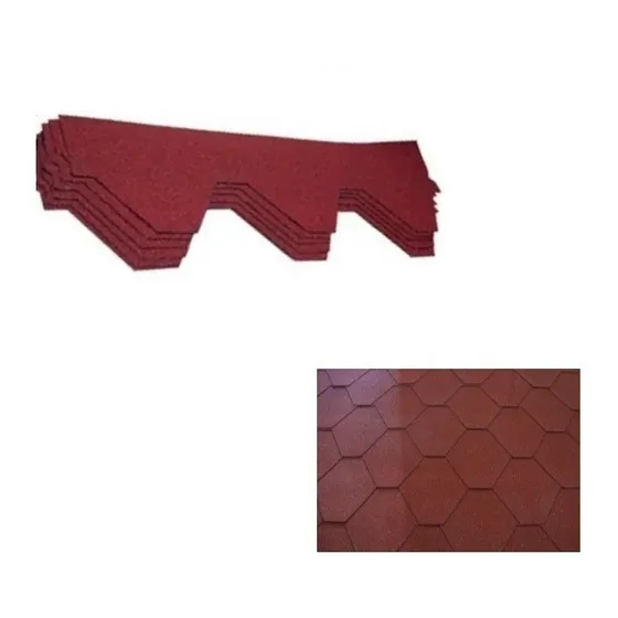 Teja Asfaltica Hexagonal Roja 3 Mts2 Cindu Paquete 22 Tejas