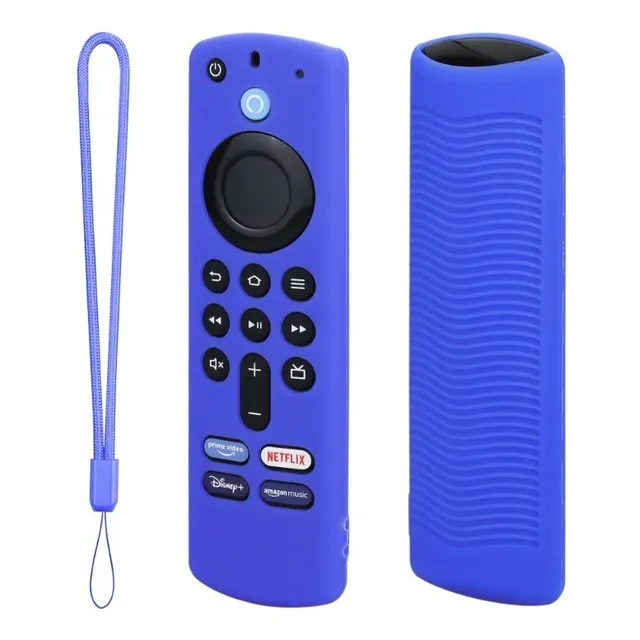 Funda Control Amazon Fire Tv Stick 4k Alexa Case Silicon Color Azul