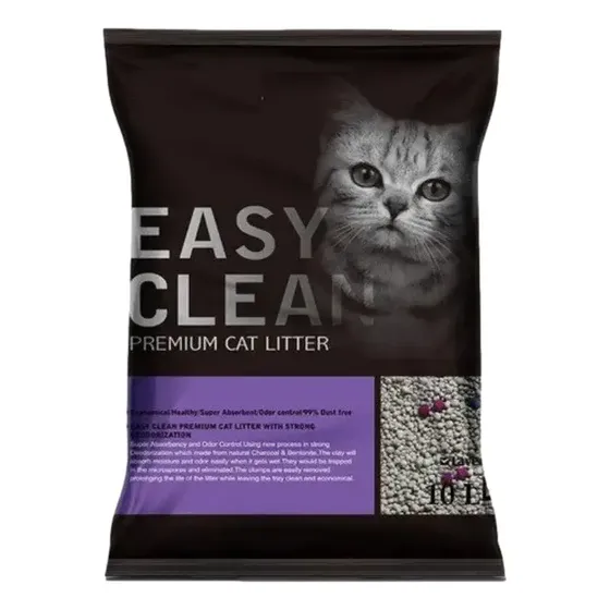 Arena Aglomerante Easy Clean 16 kg Lavanda Bentonita | Cuotas sin interés