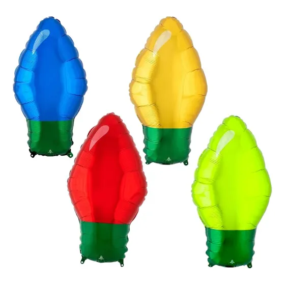 Globos De Bombillo De Luces De Navidad Decoración Navideña 4