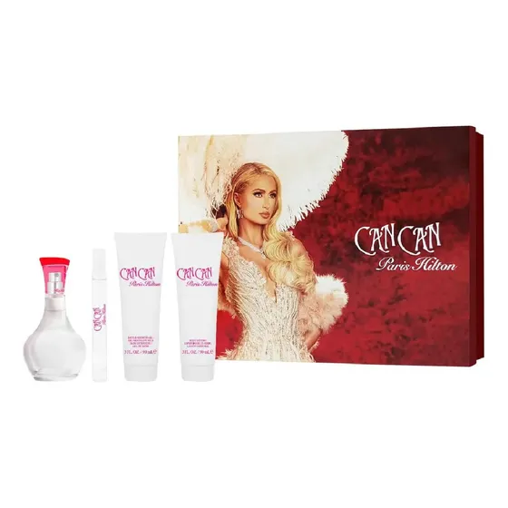Set Can Can Paris Hilton 4 Pz Mujer