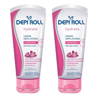 Depilatorio Depiroll Creme 100g Corpo Hydrate - Kit Com 2un Depilatorio Depiroll Creme 100g Corpo Hydrate - Kit Com 2un
