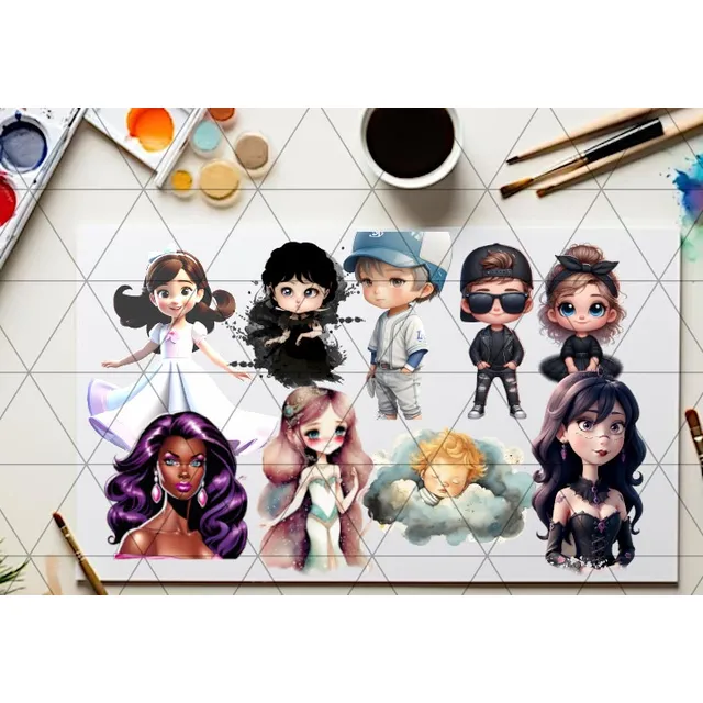 Clipart Imagen Png Sublimacion Diseno Personalizar Muneca 