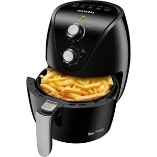 Fritadeira ElĂ©trica Sem Ăleo Air Fry Mondial New Pratic 3,5l Fritadeira ElĂ©trica Sem Ăleo Air Fry Mondial New Pratic 3,5l