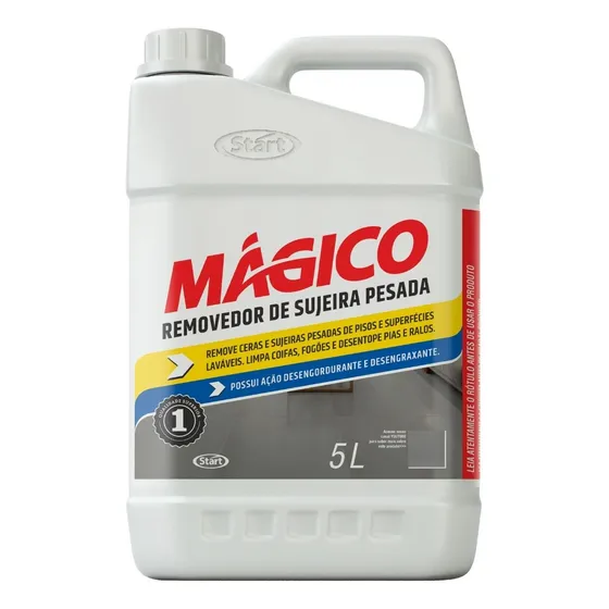 Desengordurante Sujeira Pesada Magico Start 5l Remove Cera