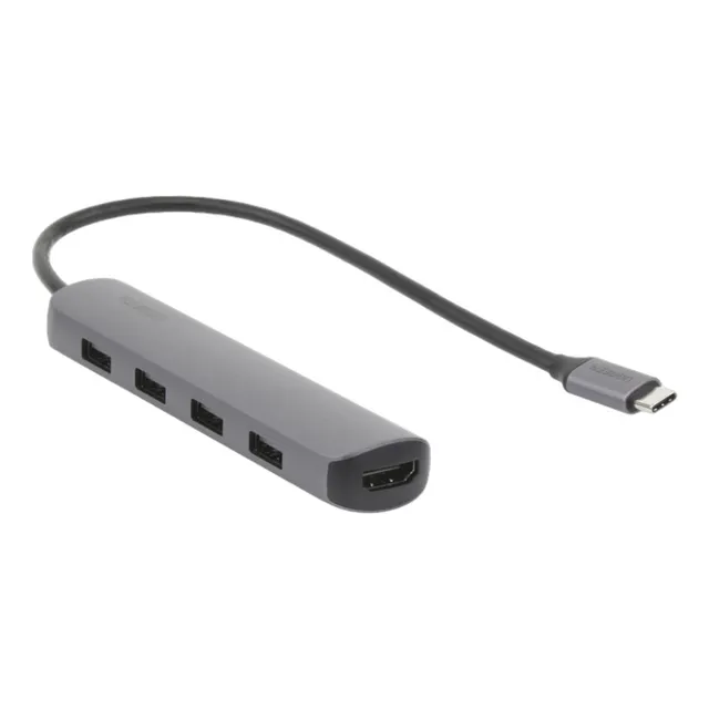 Hub Usb-c A 4 Puertos Usb 5 En 1 M20197