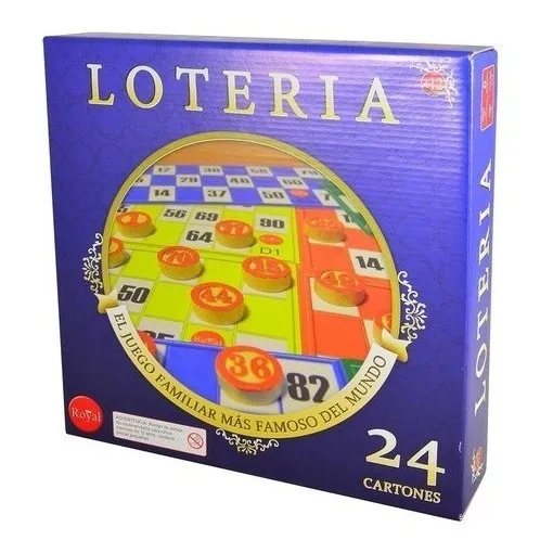Juego De Mesa Loteria 24 Cartones Royal 36865