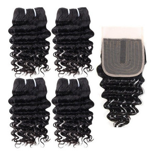 Cabelo Humano Encaracolado De 20 Cm Com Fecho Superior Cabelo Humano Encaracolado De 20 Cm Com Fecho Superior