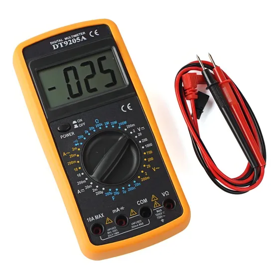 Capacimetro digital DT9205a