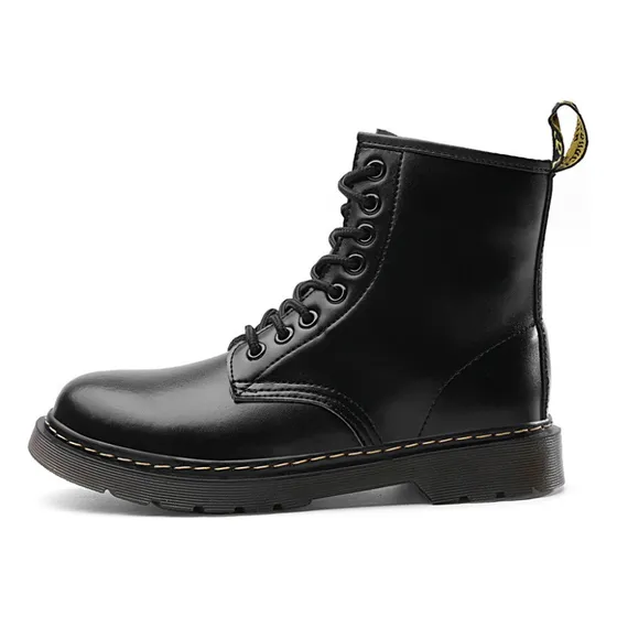 Botas Martin De Pareja De Tubo Medio Estilo Británico