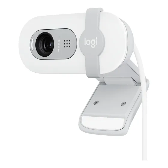 Webcam Full HD Logitech Brio 100 - Branco