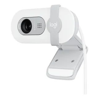 Webcam Full Hd Logitech Brio 100 - Branco Webcam Full Hd Logitech Brio 100 - Branco